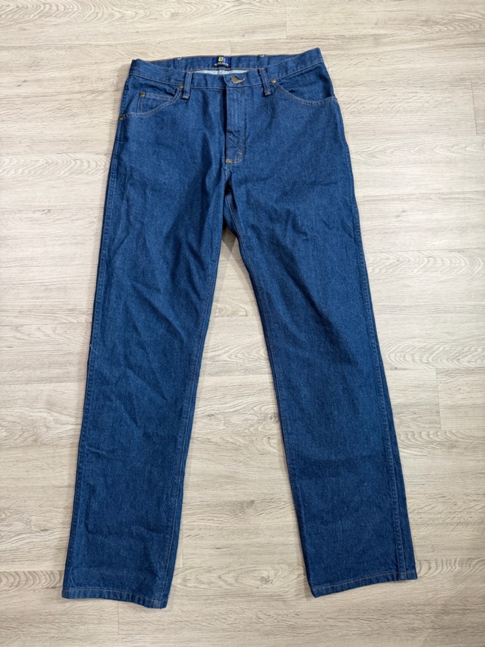 Wrangler Regular Fit Straight Classic Men's Dark Blue Straight-Leg‎ Jeans 34x34